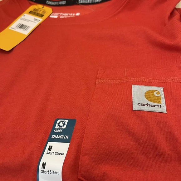 Carhartt Force men’s Relaxed Fit Midweight Short-Sleeve Pocket T-Shirt 2XL New - Picture 4 of 6